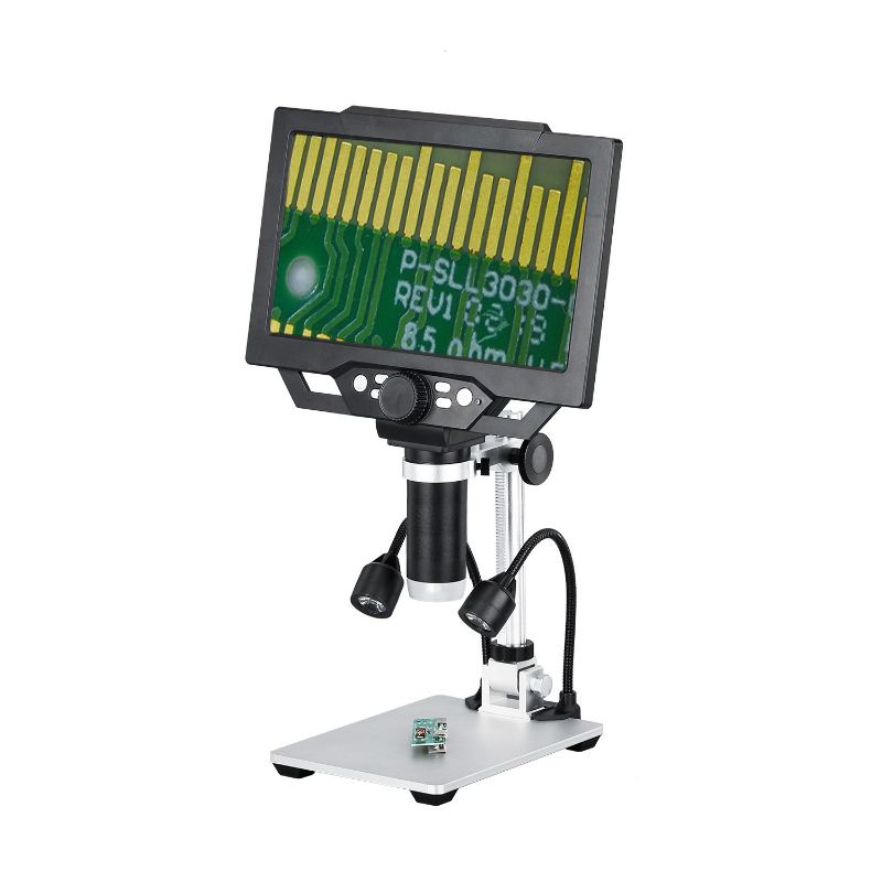 Electronic Repairing - กล้องจุลทรรศน์ดิจิตอล LCD แบบพกพา ขยายได้ 50-1600 เท่า