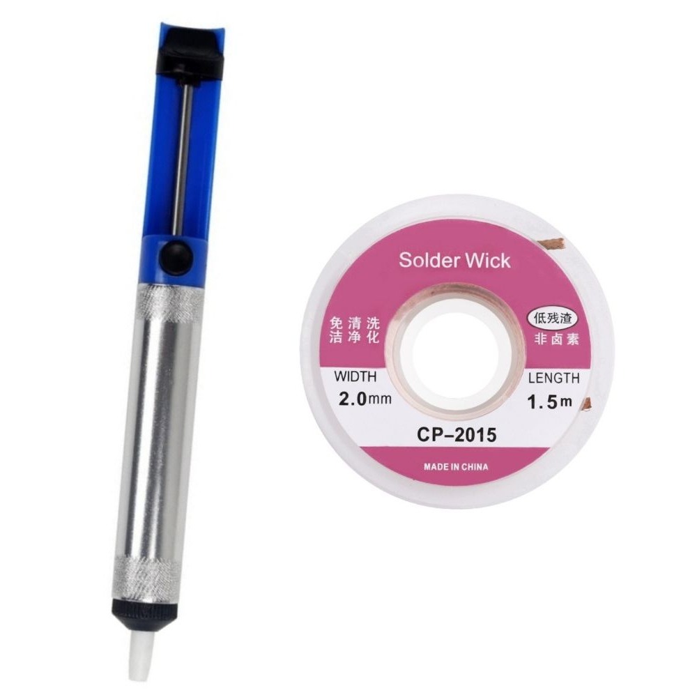 Solder Wick Braid - อลูมิเนียม Desoldering ปั๊มสูญญากาศดีบุกปากกา Desoldering ตาข่าย Braid