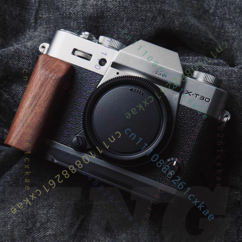 Fujifilm Camera X-T30 Ii - ฐานยึดแบบปลดเร็วพร้อมที่จับไม้และขาตั้งรูปตัว L ทำจากอะลูมิเนียมอัลลอย สำหรับกล้อง Fujifilm X-T30