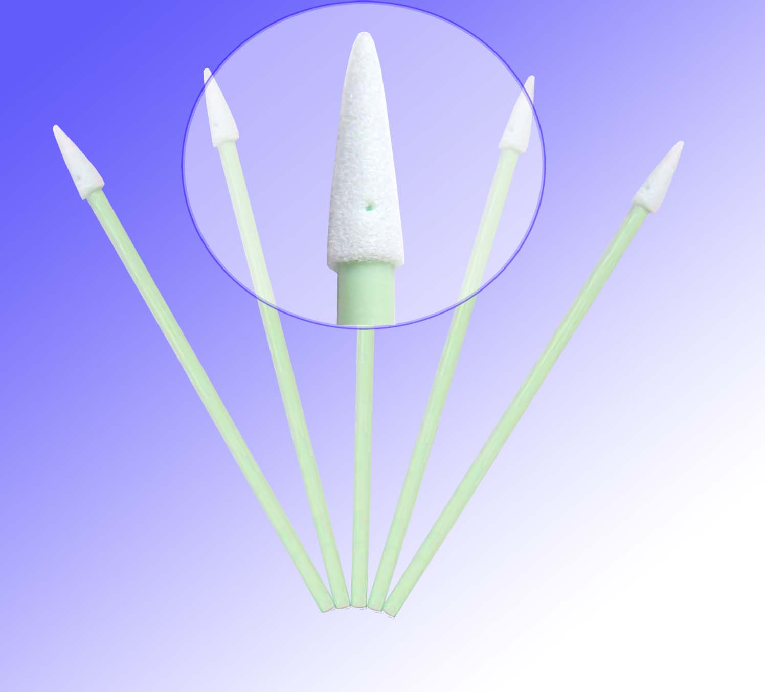 Electronics Repair Tool - 100 ชิ้น ฟองน้ำทำความสะอาดกำจัดฝุ่น สำลีปลายแหลมสำหรับห้องปลอดเชื้อ ใช้ทำความสะอาดอุปกรณ์อิเล็กทรอนิกส์ สาย