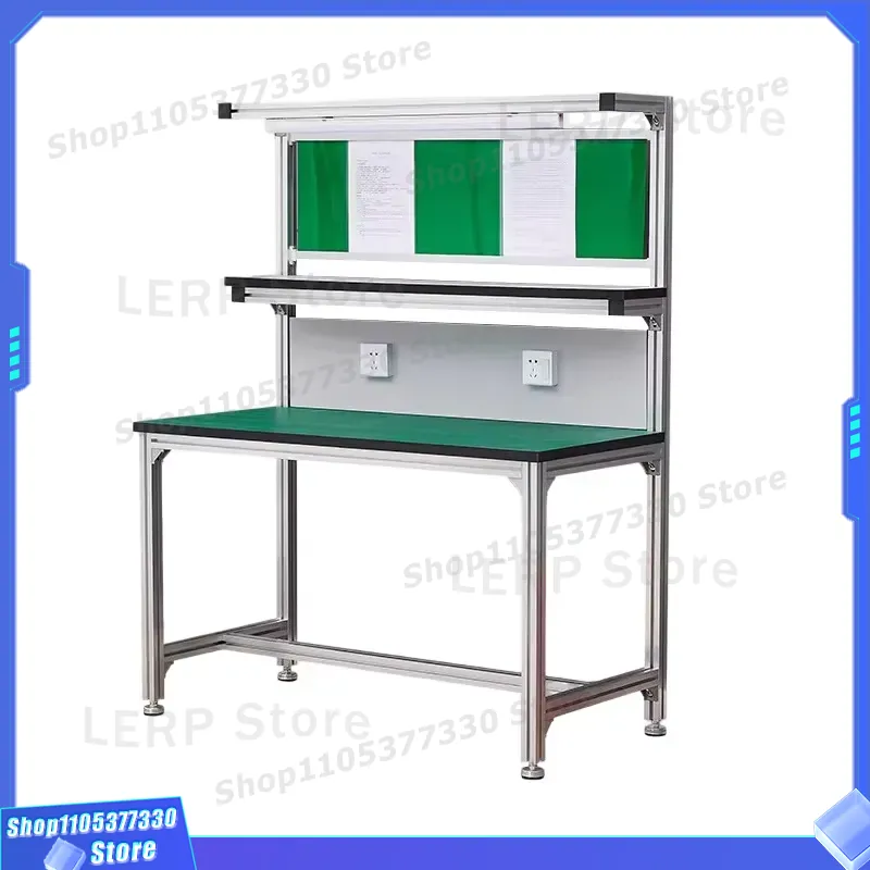 Electronics Repair Garage - โต๊ะซ่อมโทรศัพท์มือถือแบบมืออาชีพ โต๊ะเครื่องมือสำหรับงานหนักในโรงรถ สำหรับการบำรุงรักษาอุปกรณ์อิเล็กทรอนิกส์ในโรงงาน