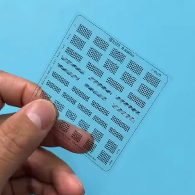 Electronic Repairing - F-IPLCD น้ำมันสีเขียว BGA Reballing Stencil Premium