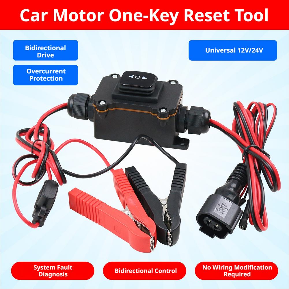 Electronics Repair Tool - เครื่องมือรีเซ็ตและปลดล็อกมอเตอร์คาลิปเปอร์ EPB แบบสากล 12V, อุปกรณ์ทดสอบและซ่อมเบรกจอดรถอิเล็กทรอนิกส์สำหรับบริการยานยนต์