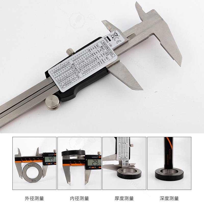 เวอร์เนียร์คาลิปเปอร์ดิจิตอลแบ - Electronics Repair Garage บทวิจารณ์และราคา