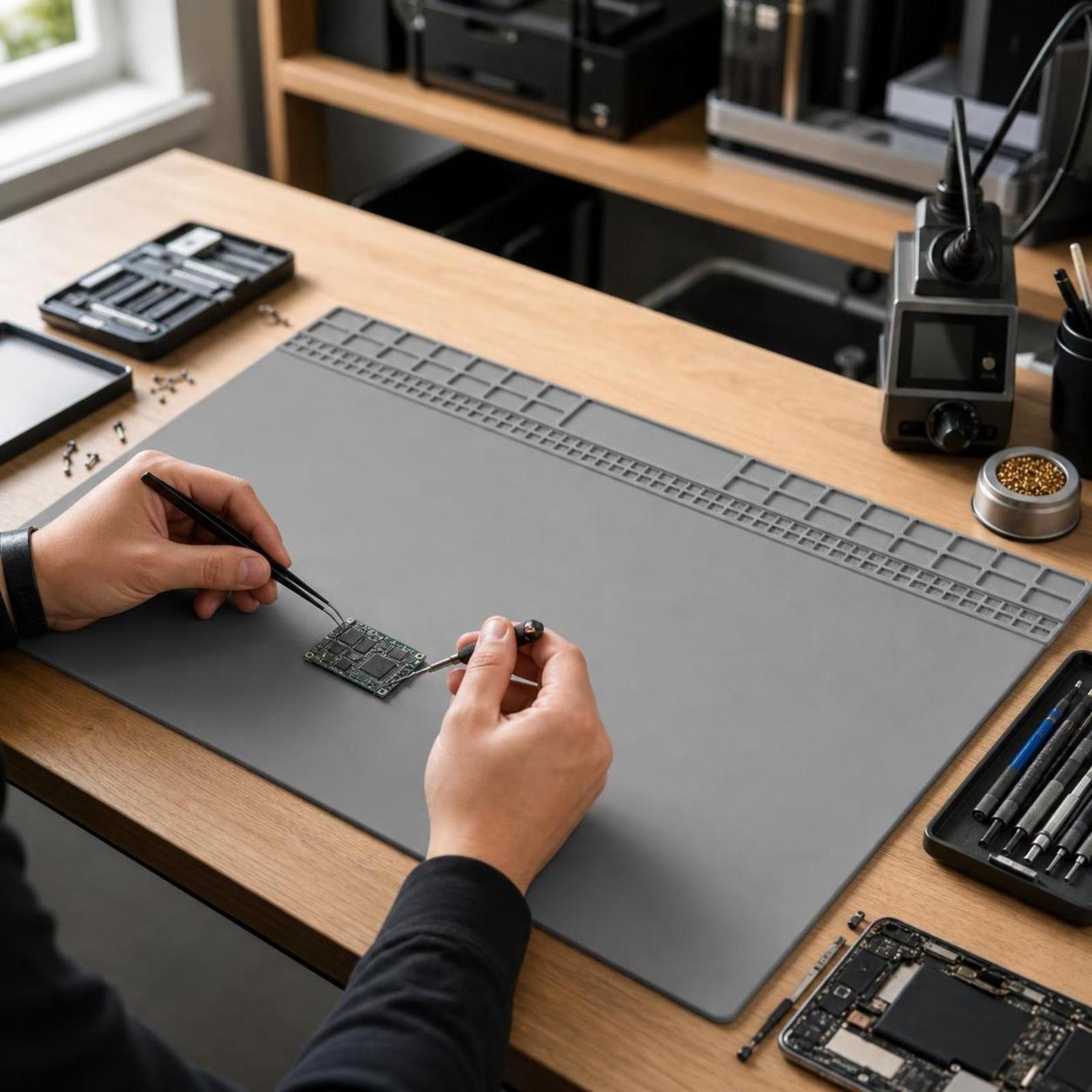 แผ่นรองซิลิโคนทนความร้อนสำหรับ - Electronic Repairing บทวิจารณ์และราคา