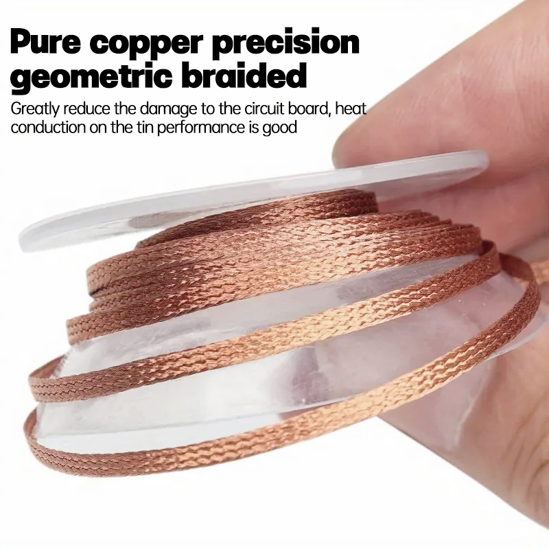 1.5/3/6/10M ลวดเชื่อมทองแดง ตา - Solder Wick Braid บทวิจารณ์และราคา