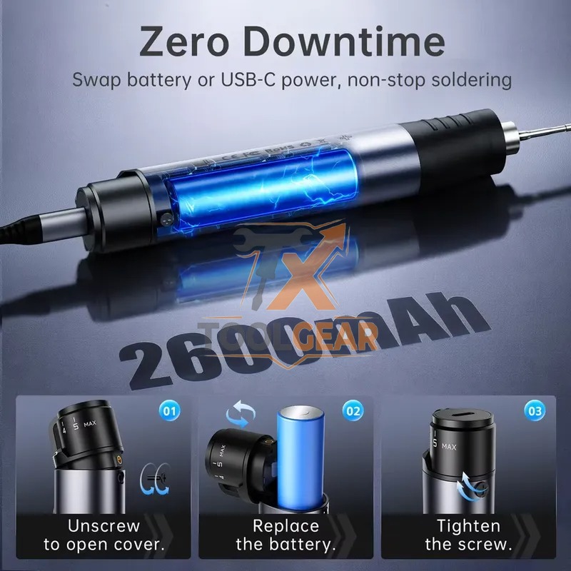 ชุดหัวแร้งบัดกรีไร้สาย HS-03 ร - Electronic Repairing บทวิจารณ์และราคา