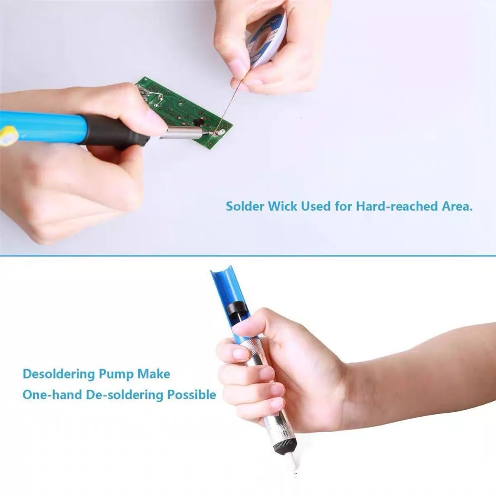 อลูมิเนียม Desoldering ปั๊มสูญ - Solder Wick Braid บทวิจารณ์และราคา