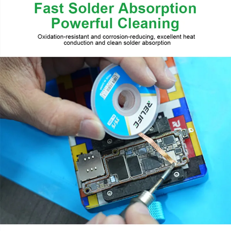 ไหมบัดกรี RELIFE RL-20C สำหรับ - Solder Wick Braid บทวิจารณ์และราคา