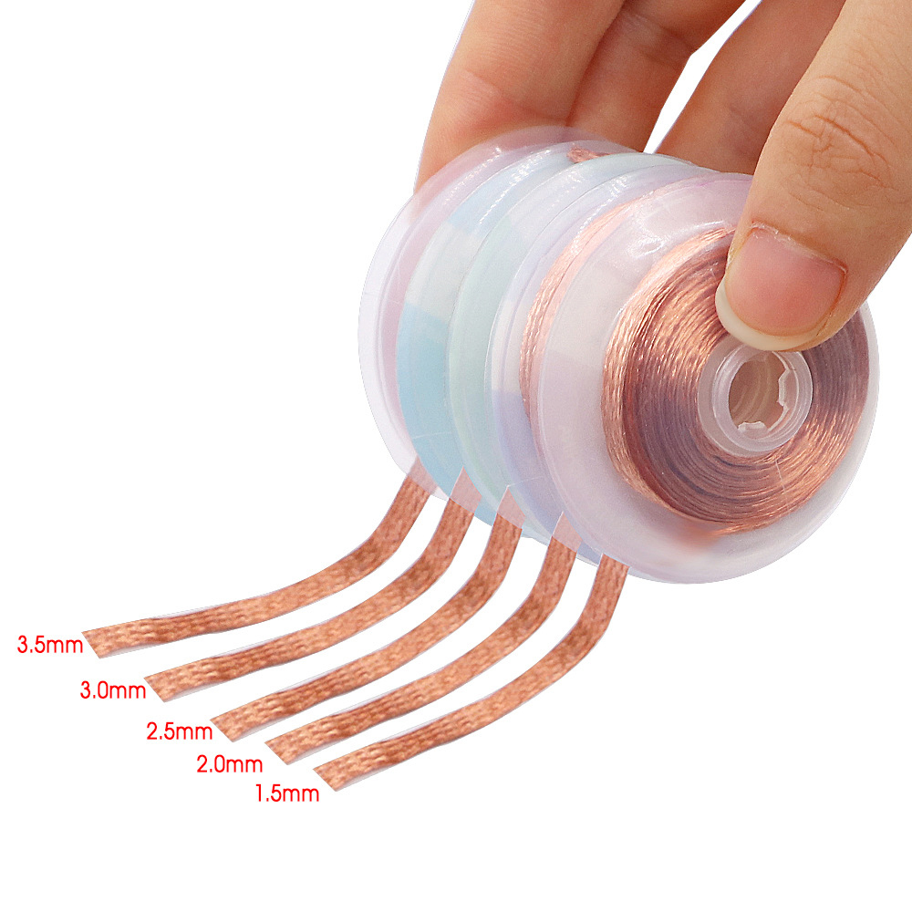 1.5Mm 2Mm 2.5Mm 3Mm 3.5Mm กว้า - Solder Wick Braid บทวิจารณ์และราคา