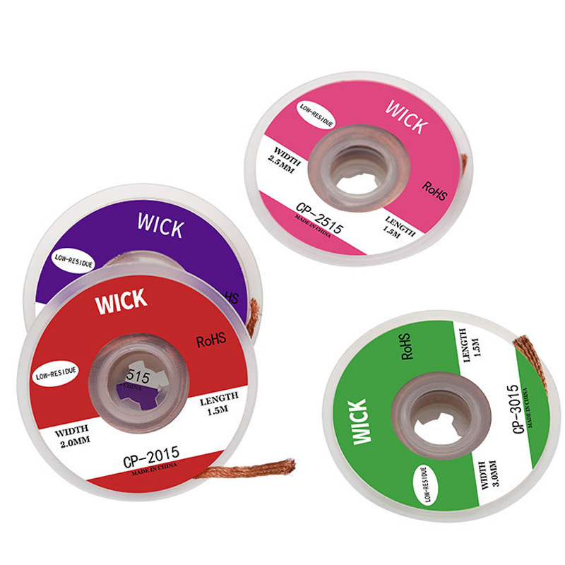อุปกรณ์ถอดลวดตาข่ายตะกั่วบัดกร - Solder Wick Braid บทวิจารณ์และราคา