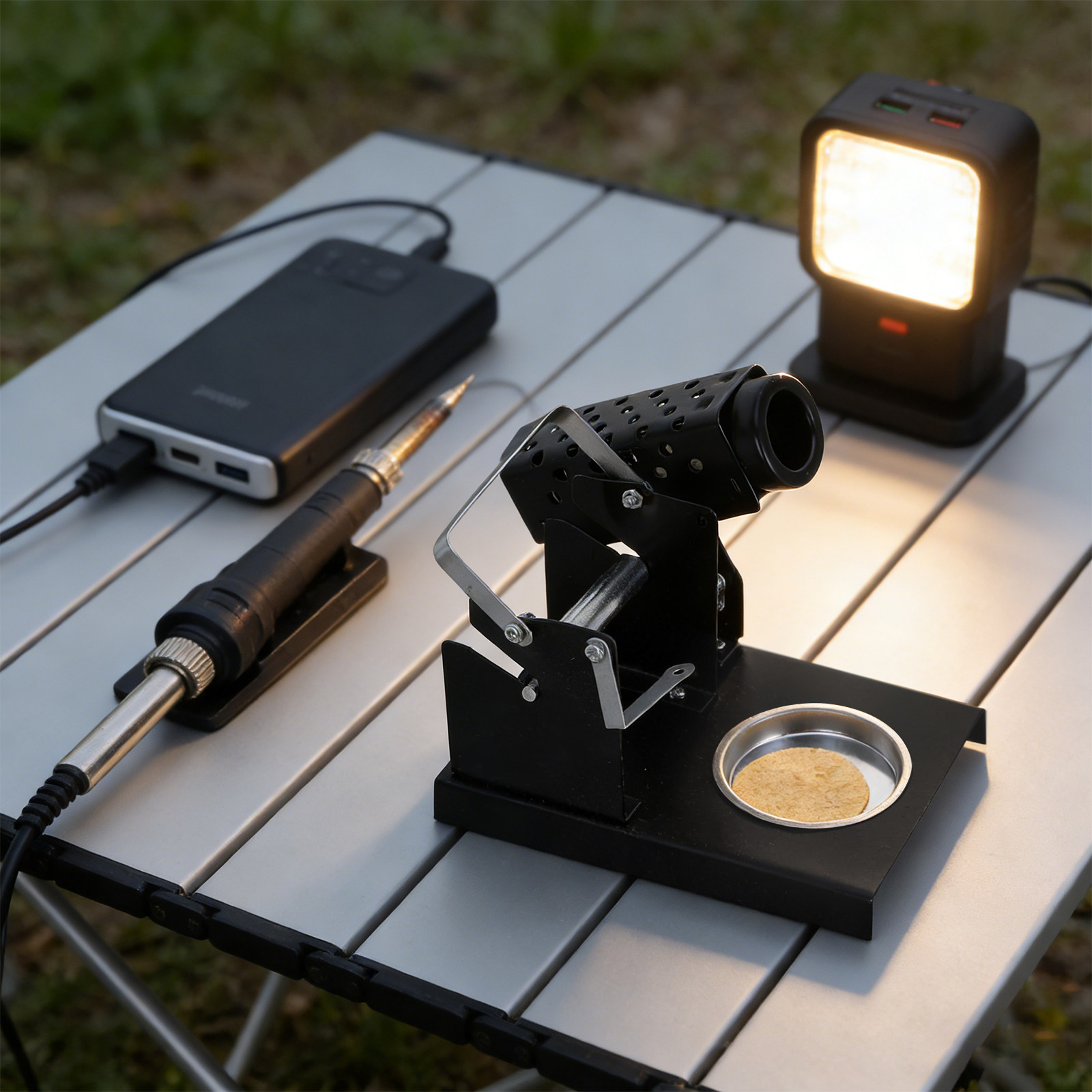 แท่นวางหัวแร้งโลหะ ขนาดกะทัดรั - Electronics Repair Tool บทวิจารณ์และราคา