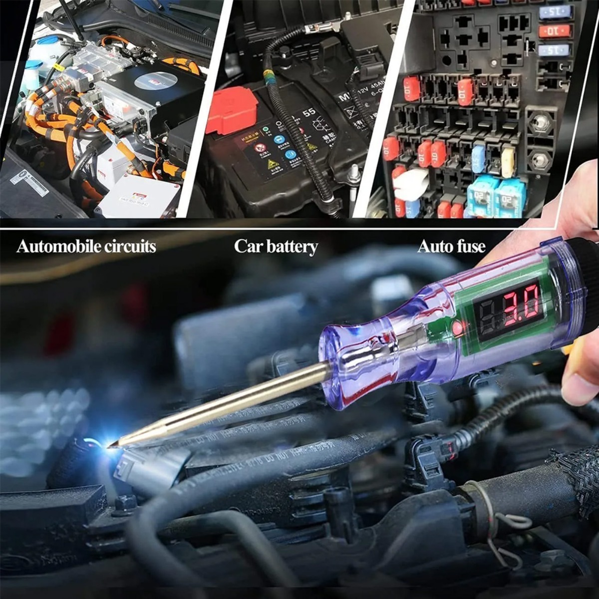 เครื่องทดสอบวงจรไฟรถยนต์ รถบรร - Electronics Repair Tool บทวิจารณ์และราคา