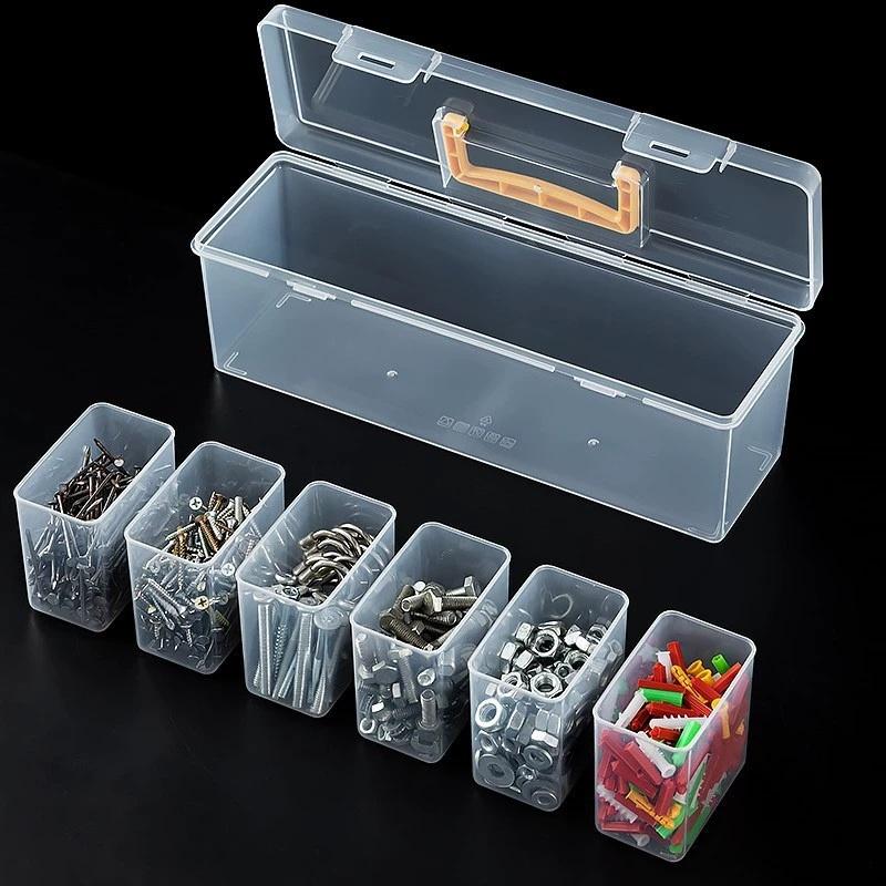 กล่องเก็บของใส 7 ชิ้น ชุดกล่อง - Electronics Repair Garage บทวิจารณ์และราคา